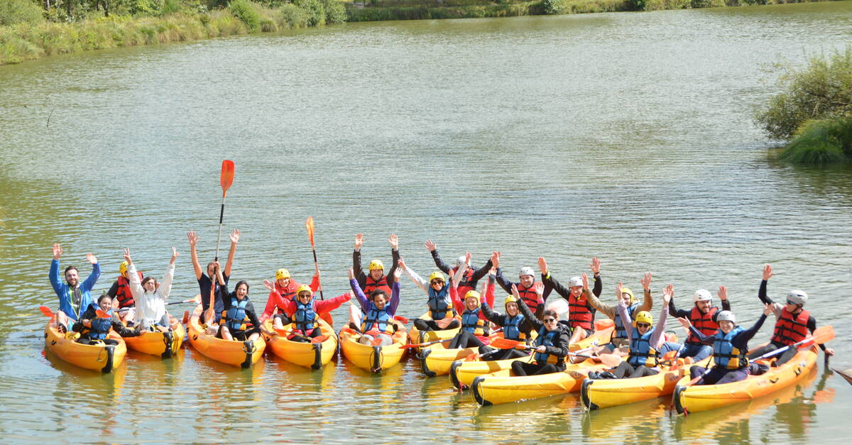 Canoë sur le canal de Nantes à Brest Destination Coeur de Bretagne