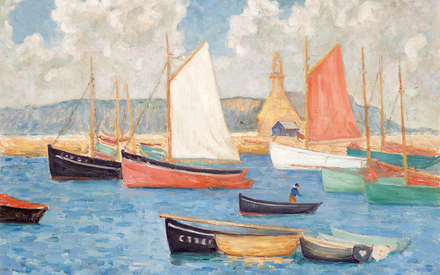 Un collectionneur sur les traces des peintres en Bretagne
