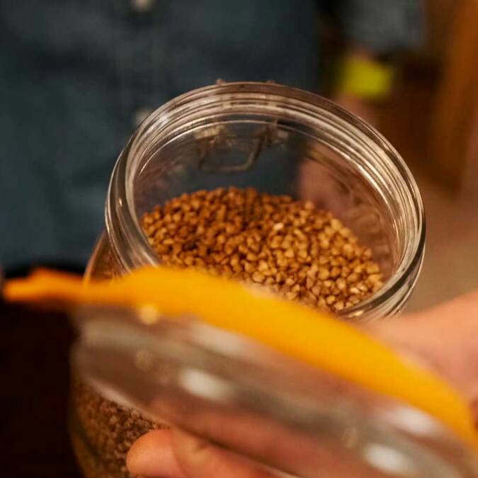 Recette Kasha andouille de Guémené ©Yannick Derennes